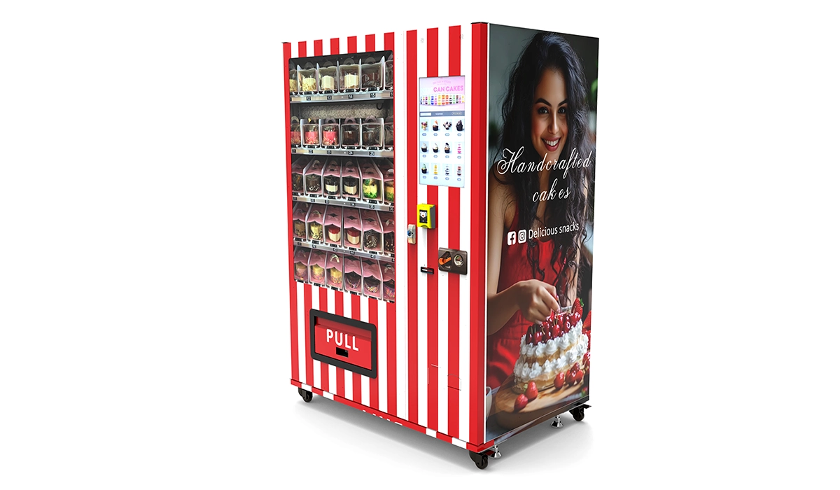 Distributeur de snacks salés et sucrés pour écoles et collèges. Distributeur de snacks salés et sucrés pour écoles et collèges.