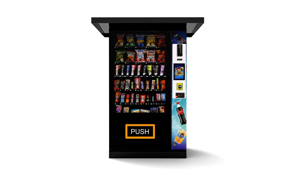 Location distributeur de snacks pour événement sportif local.