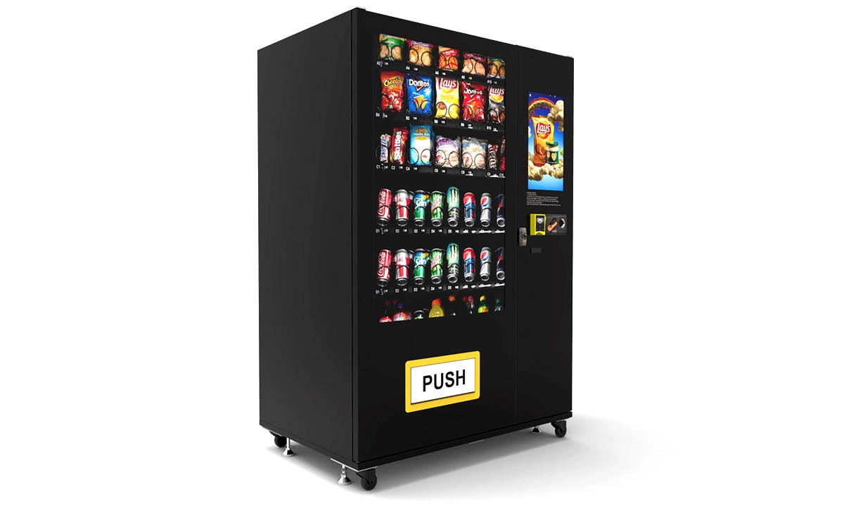 Distributeur de snacks salés et sucrés pour écoles et collèges. Distributeur de snacks salés et sucrés pour écoles et collèges.