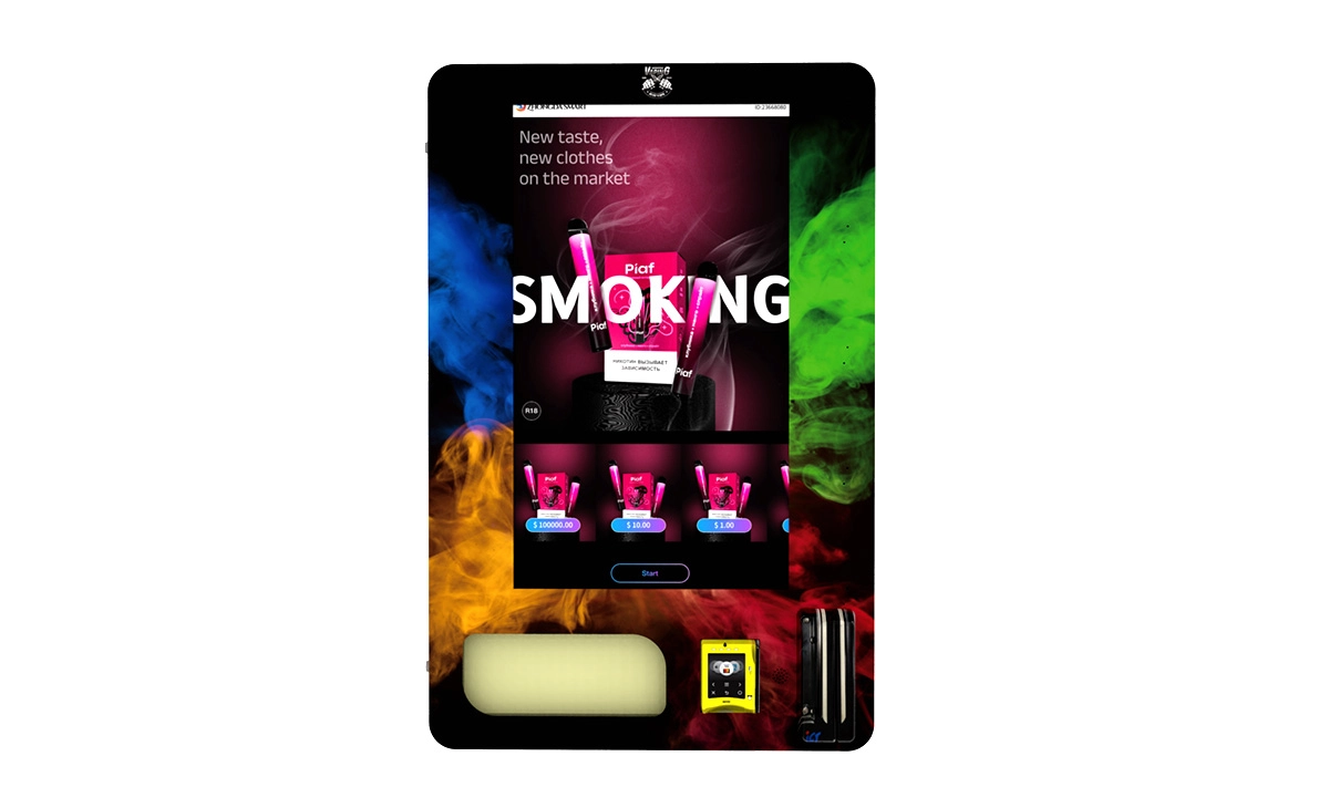 Distributeur de carte automatique pour cartes de fidélité magasin.