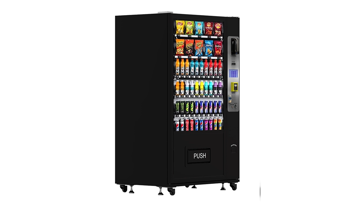 Distributeur à casier sécurisé pour produits frais en libre service. Distributeur à casier sécurisé pour produits frais en libre service.